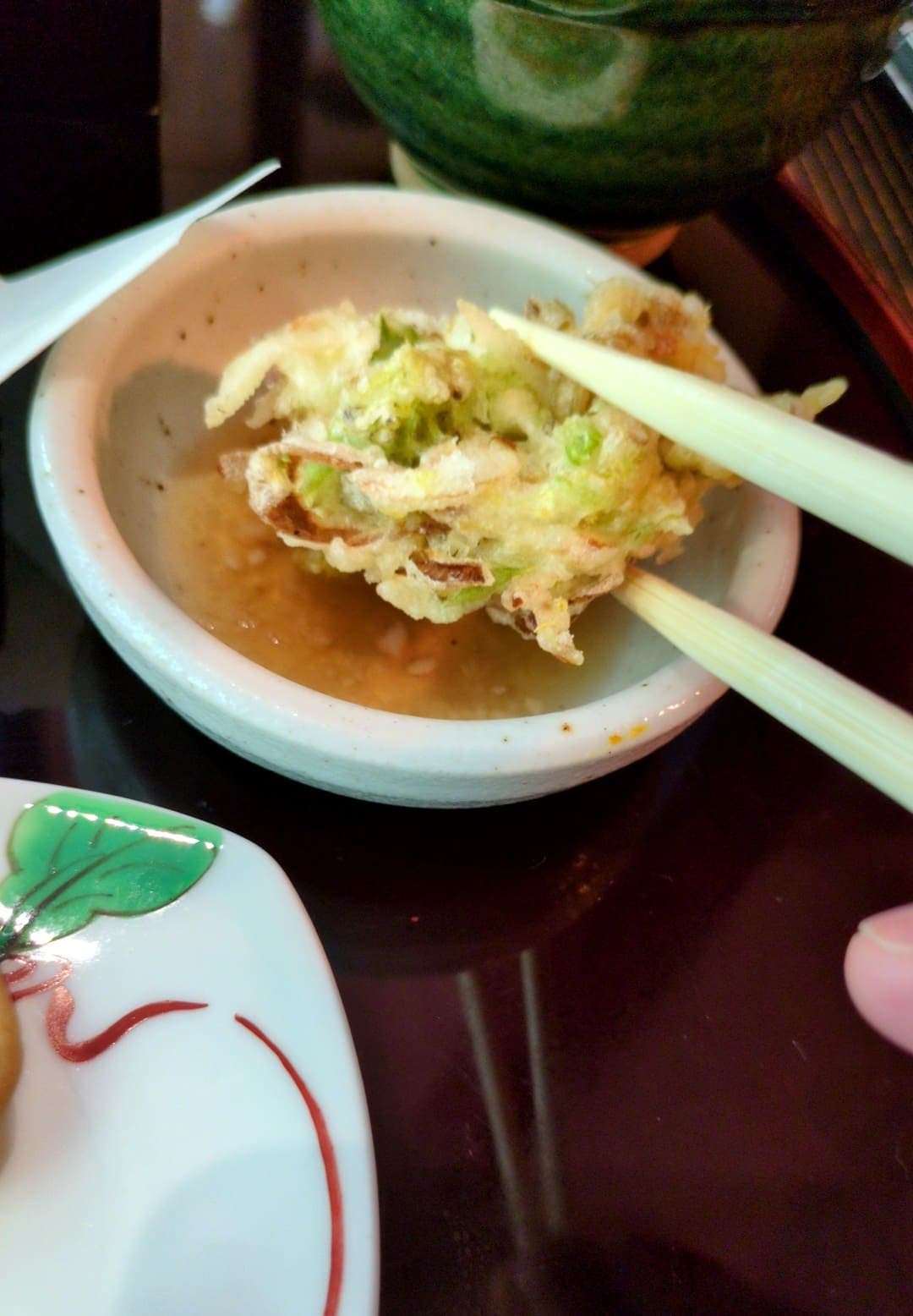 滋養料理 山法師　山法師ごはん　かき揚げ