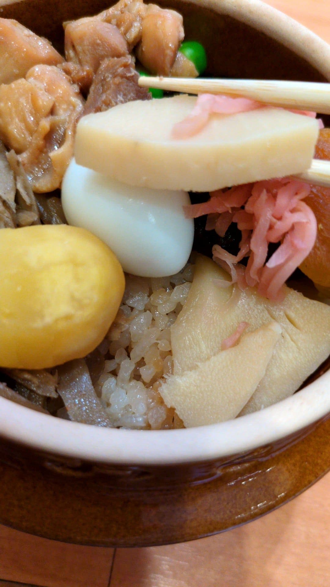 横川サービスエリア　峠の釜飯　筍