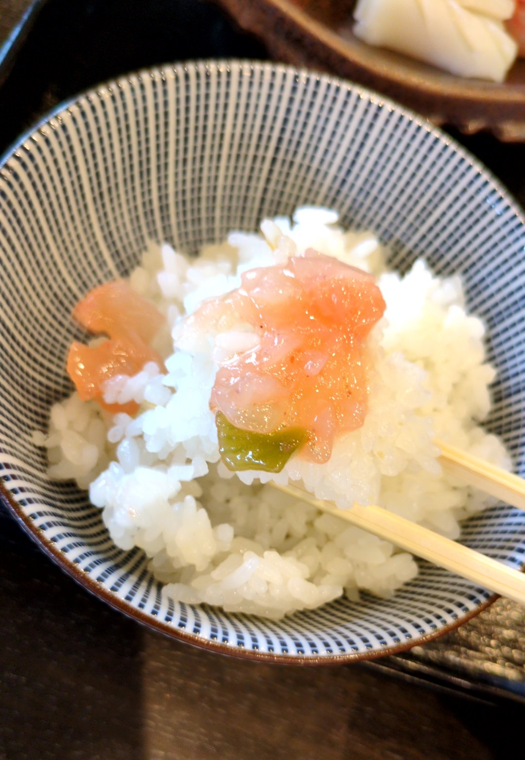 道の駅氷見　番屋亭　刺身定食　明太イカ