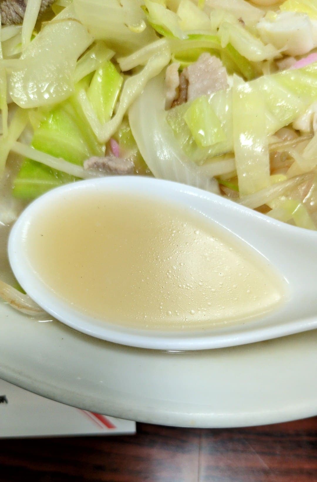 三軒茶屋　来来来　ちゃんぽん　スープ