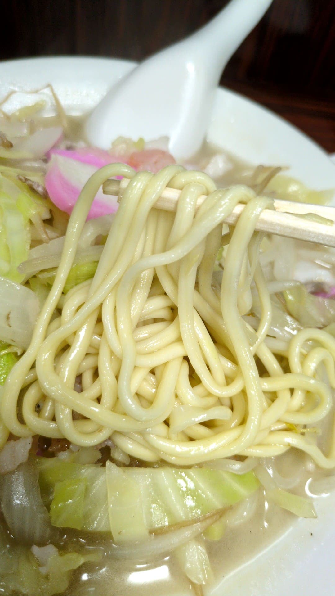 三軒茶屋　来来来　ちゃんぽん　麺