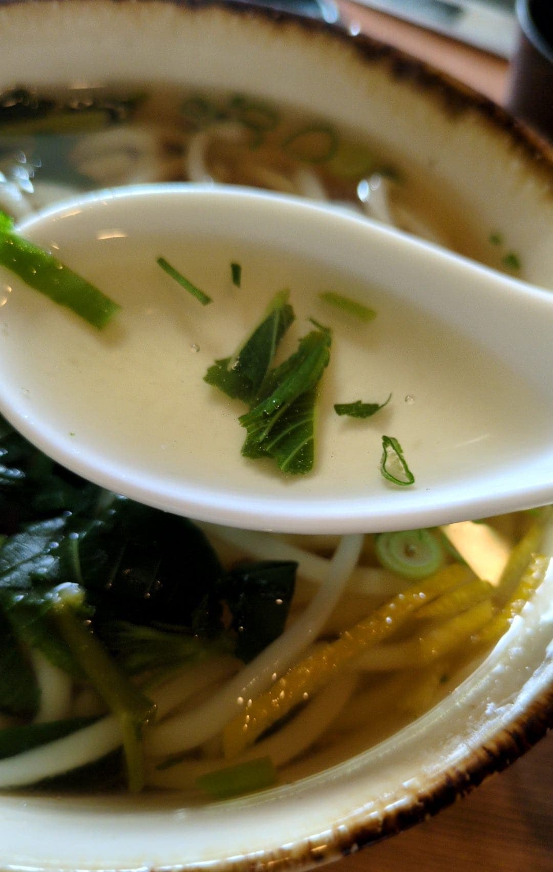 天山湯治郷　楽天　食事　うどん　汁