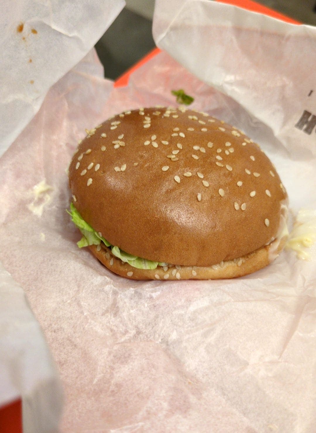 バーガーキング　BBQレタスバーガーセット　バーガー２