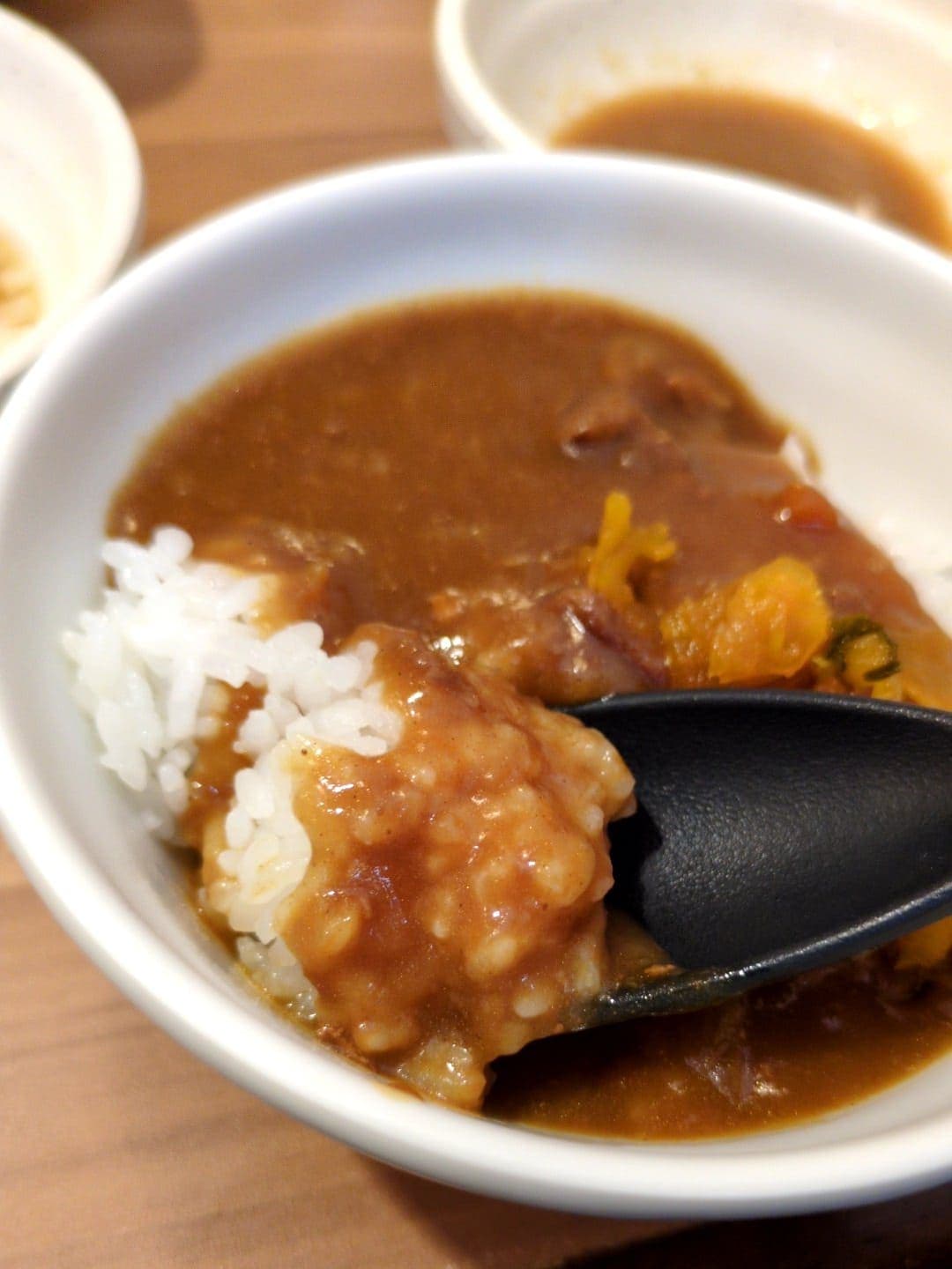 しゃぶ葉　豚バラコース　カレーライス