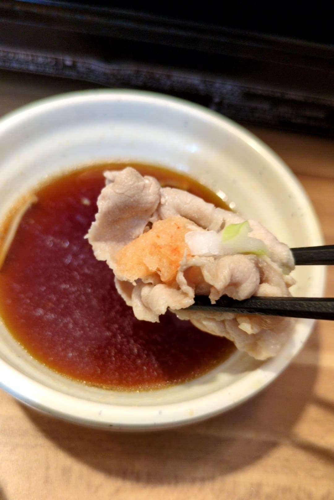 しゃぶ葉　豚バラコース　ポン酢と