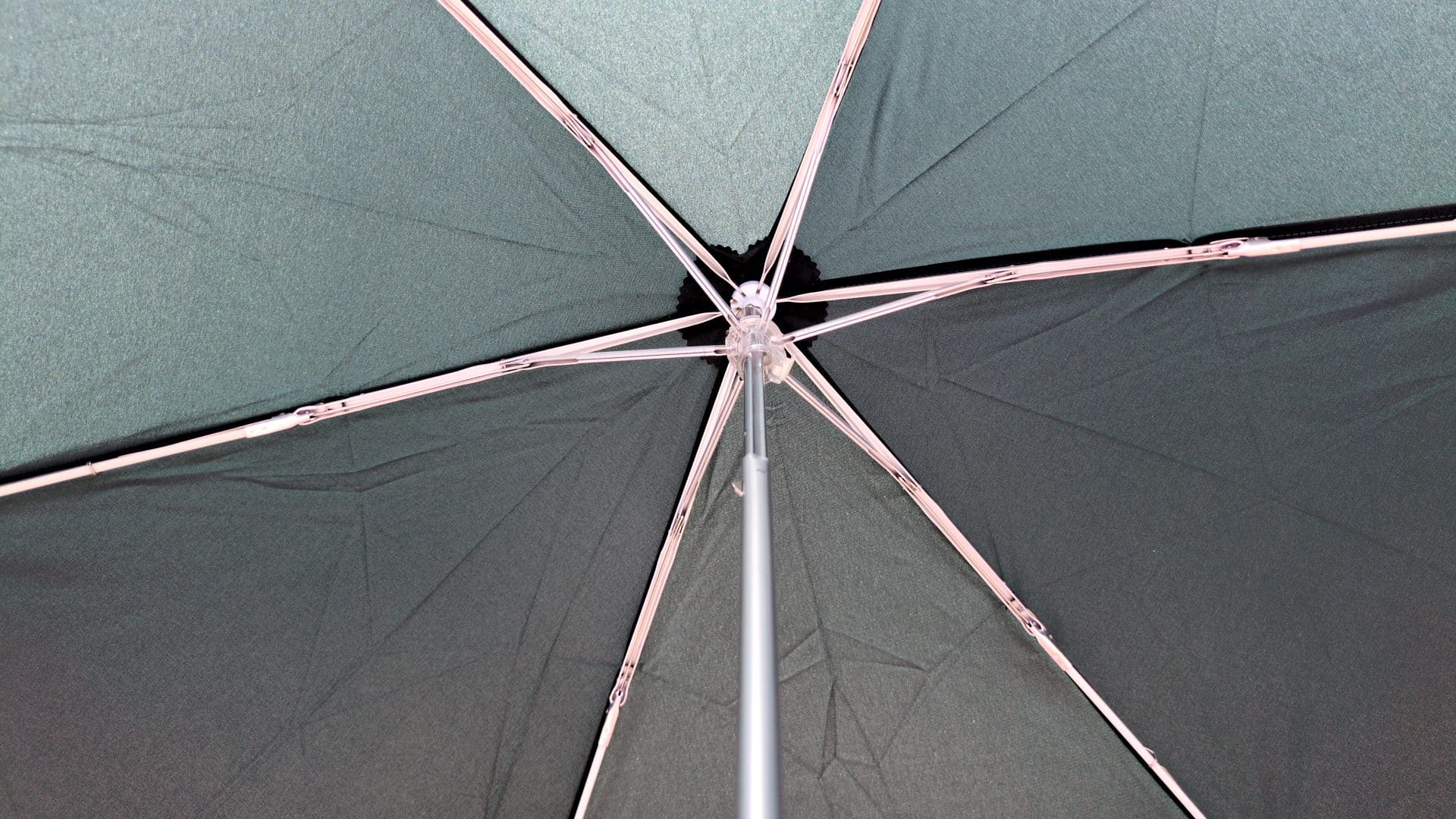 OUTDOOR 雨晴兼用折り畳み傘　広げる