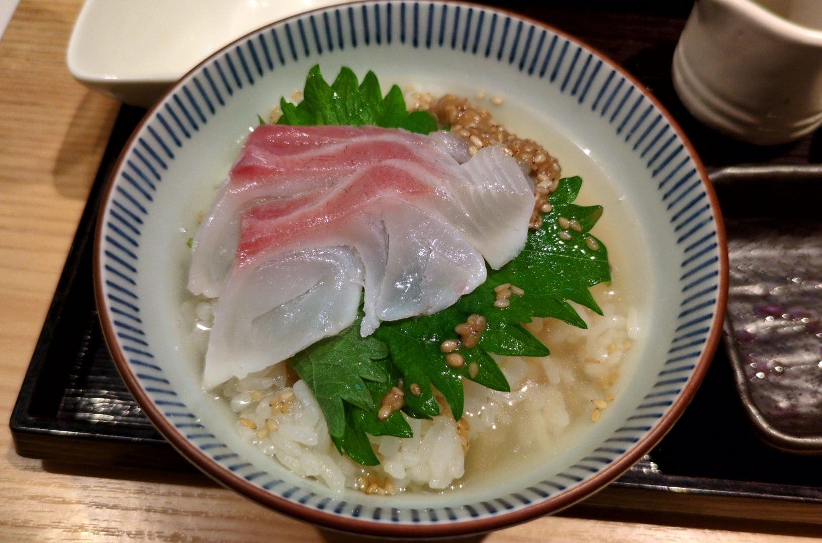 近畿大学水産研究所　近大お魚づくし御膳　鯛茶漬け