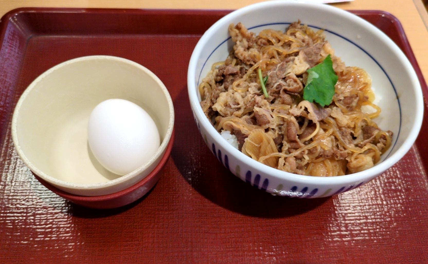 なか卯　温たま牛すき丼