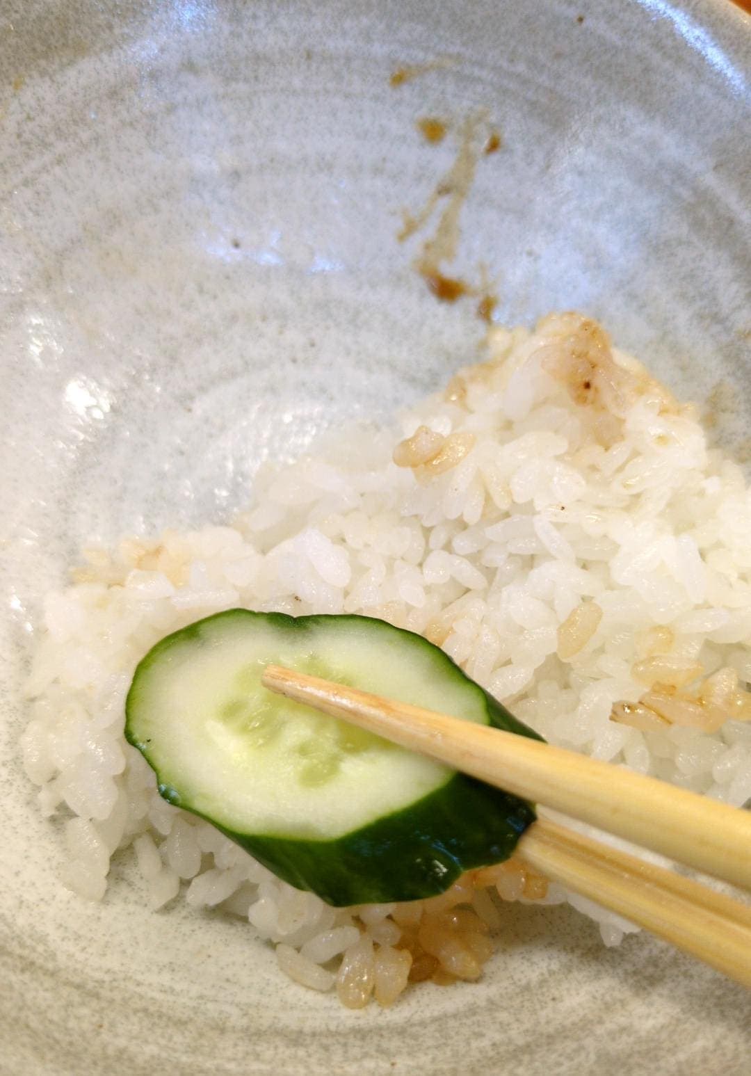 峠茶屋　カルビ定食　とん汁付き　漬物