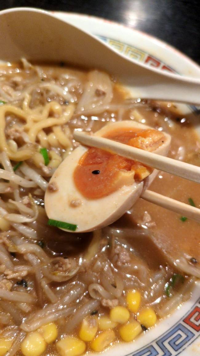 味噌ラーメン どさん子　元祖味噌○得 味玉