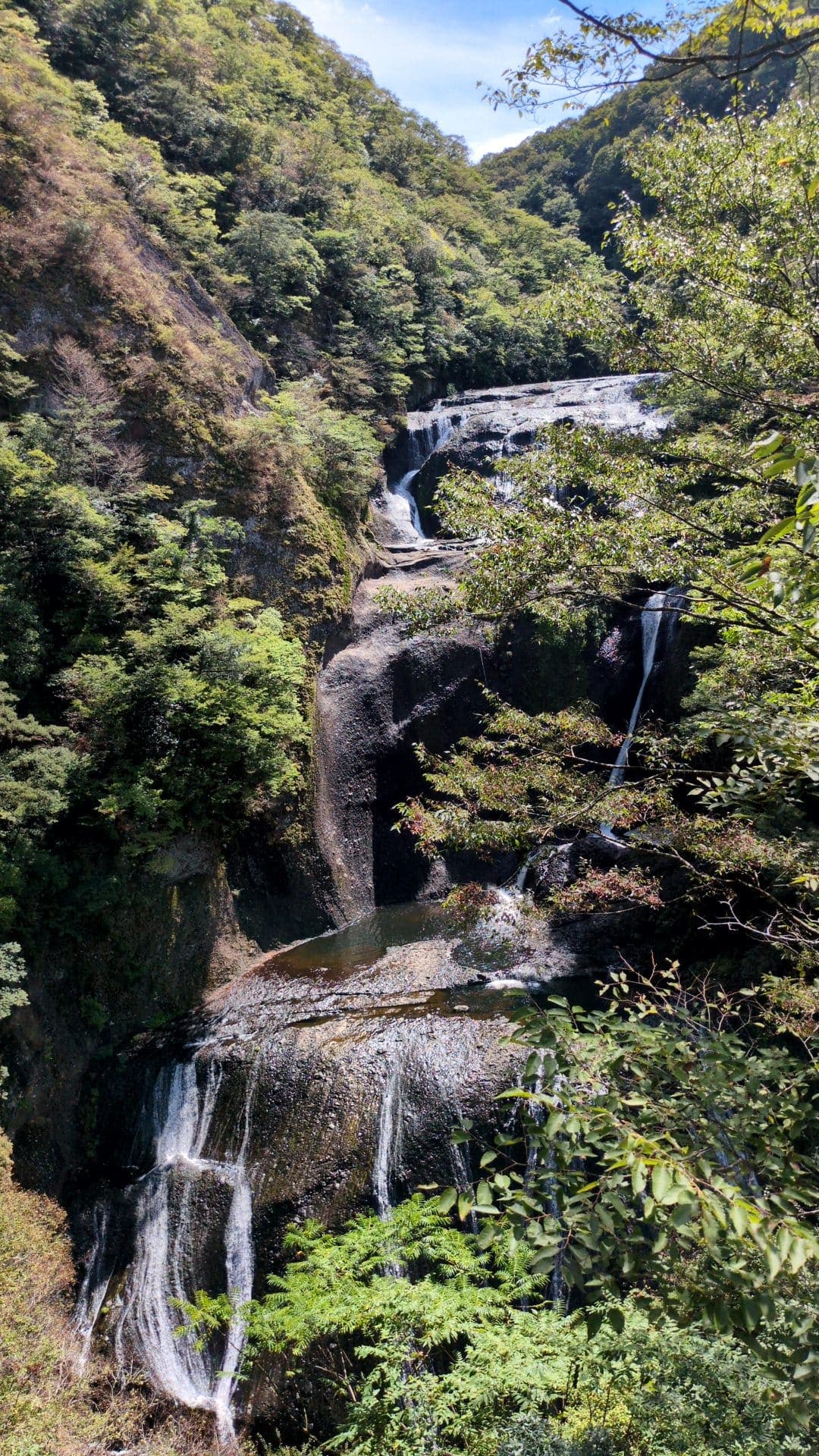 袋田の滝　初秋に訪問