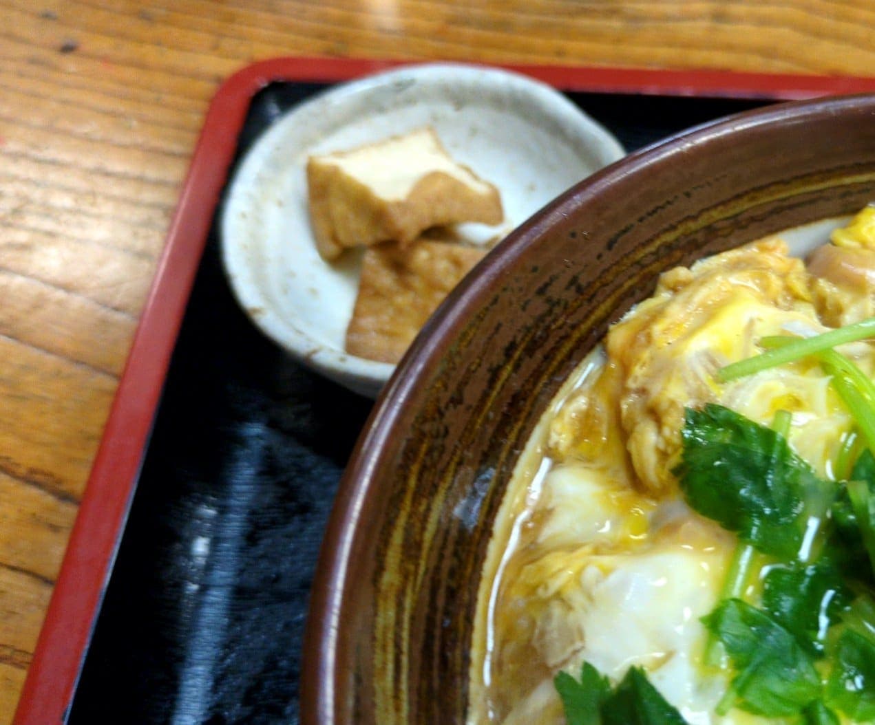 鈴乃家 親子丼 小鉢