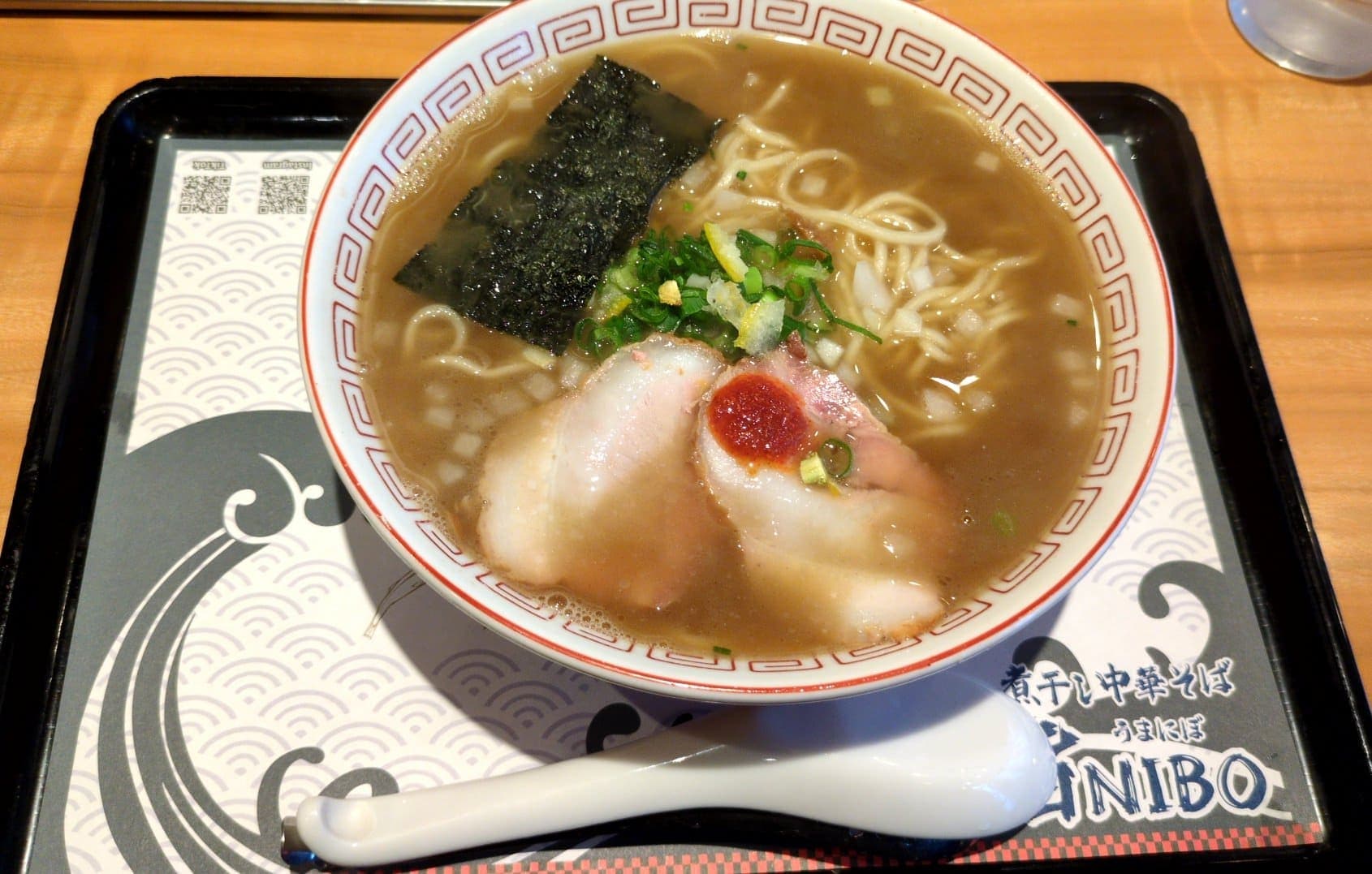 らあめん花月嵐　煮干し中華そば旨NIBO　注文