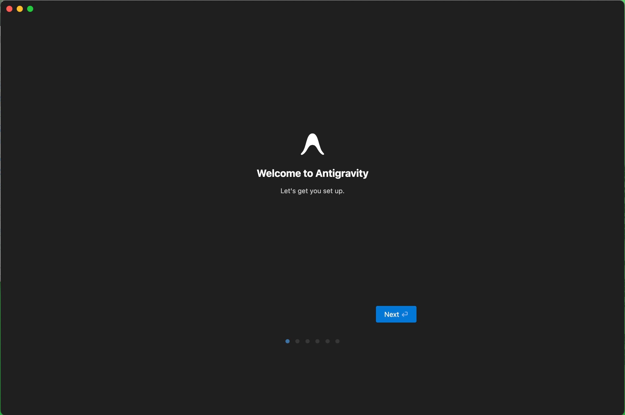 Mac用Google Antigravity 開く設定