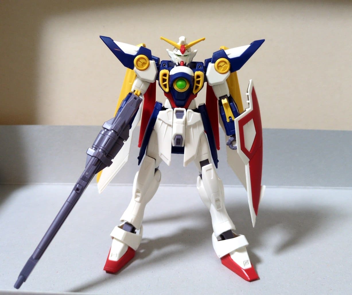 EG「1/144 ウイングガンダム」組み立てる　完成