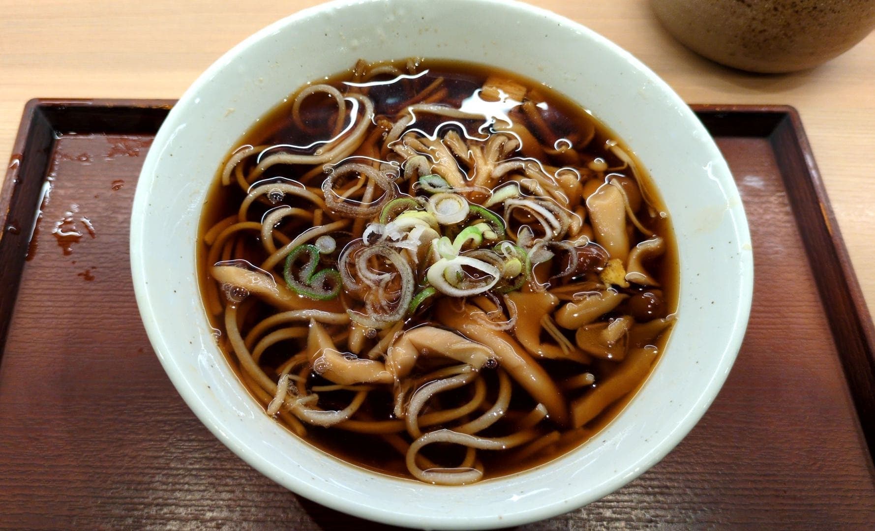 十割そば さがたに　きのこあんかけそば