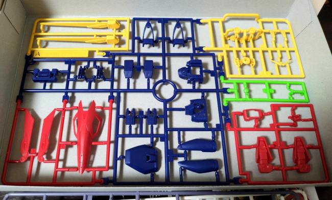 EG「1/144 ウイングガンダム」組み立てる パーツ