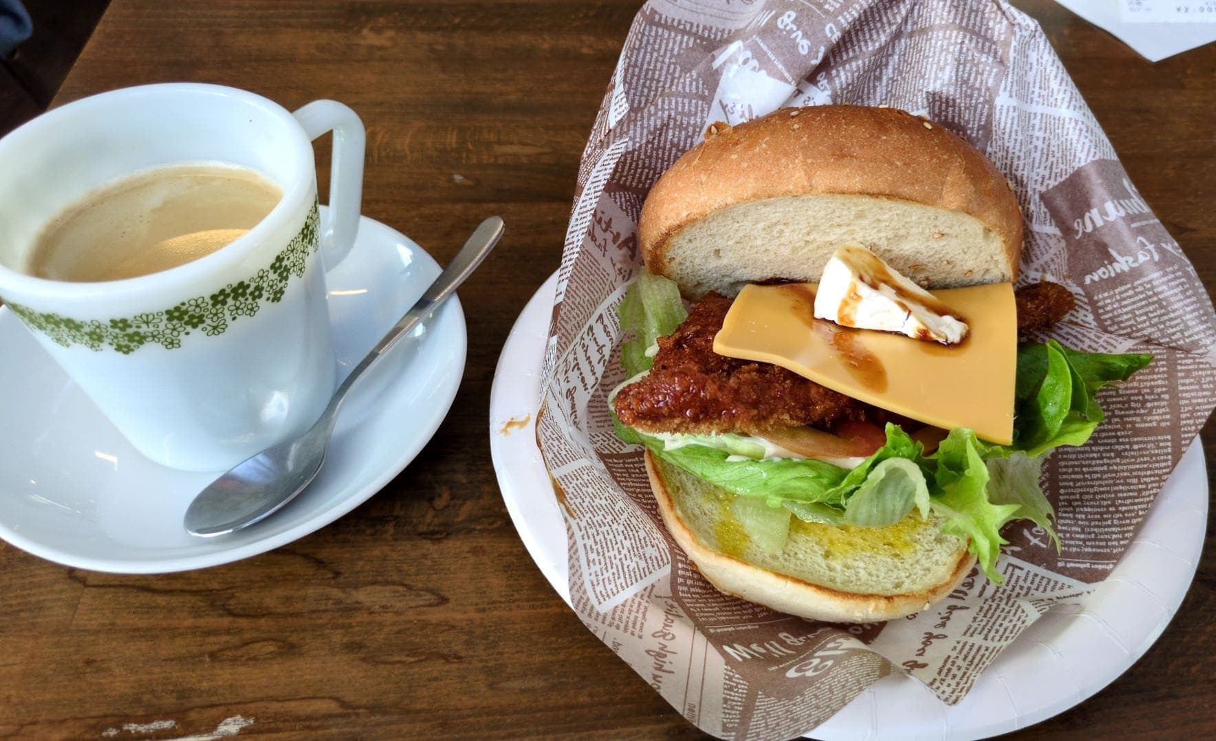 Cafe&Hamburger Ra-maru 下田バーガー コーヒー