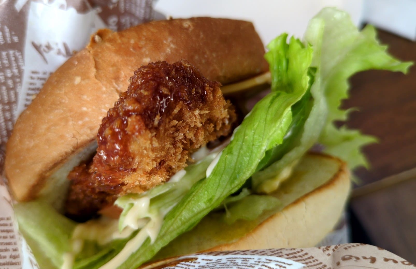 Cafe&Hamburger Ra-maru　下田バーガー　食べる４