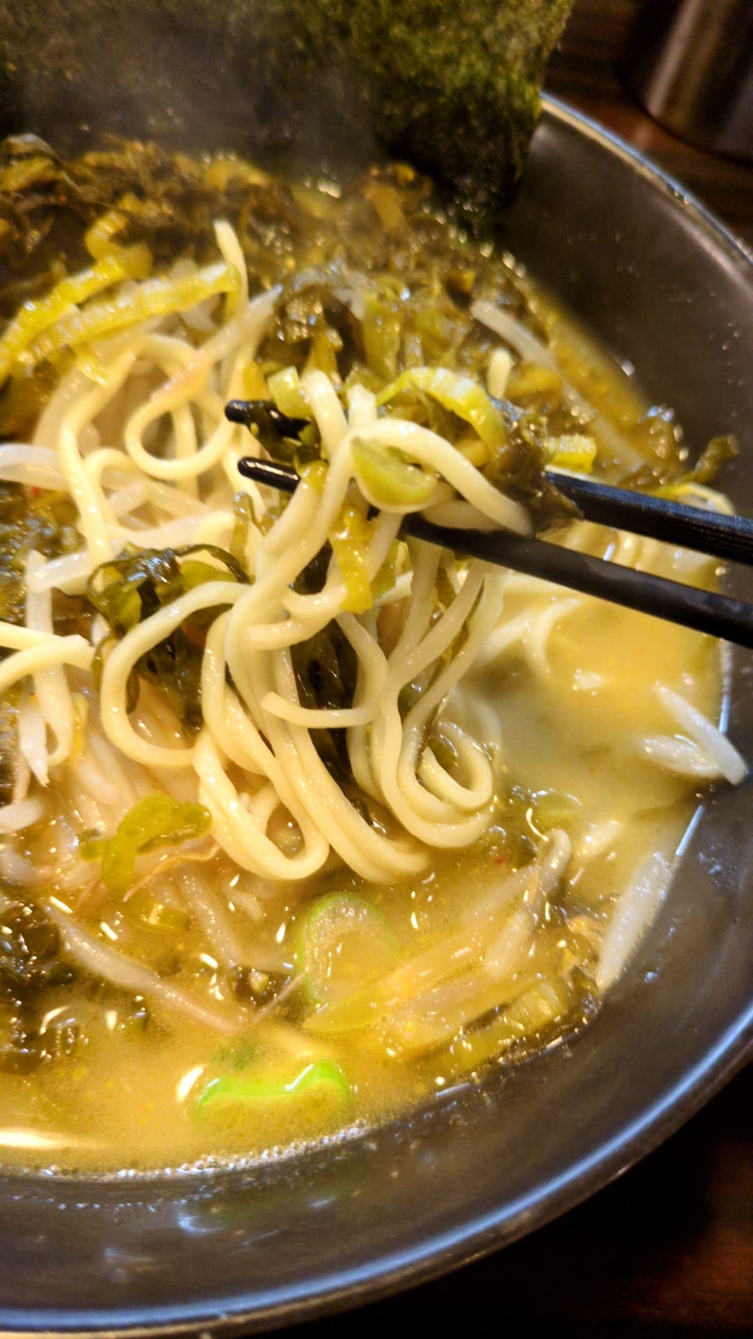 ラーメン道楽　高菜ラーメン　調味料