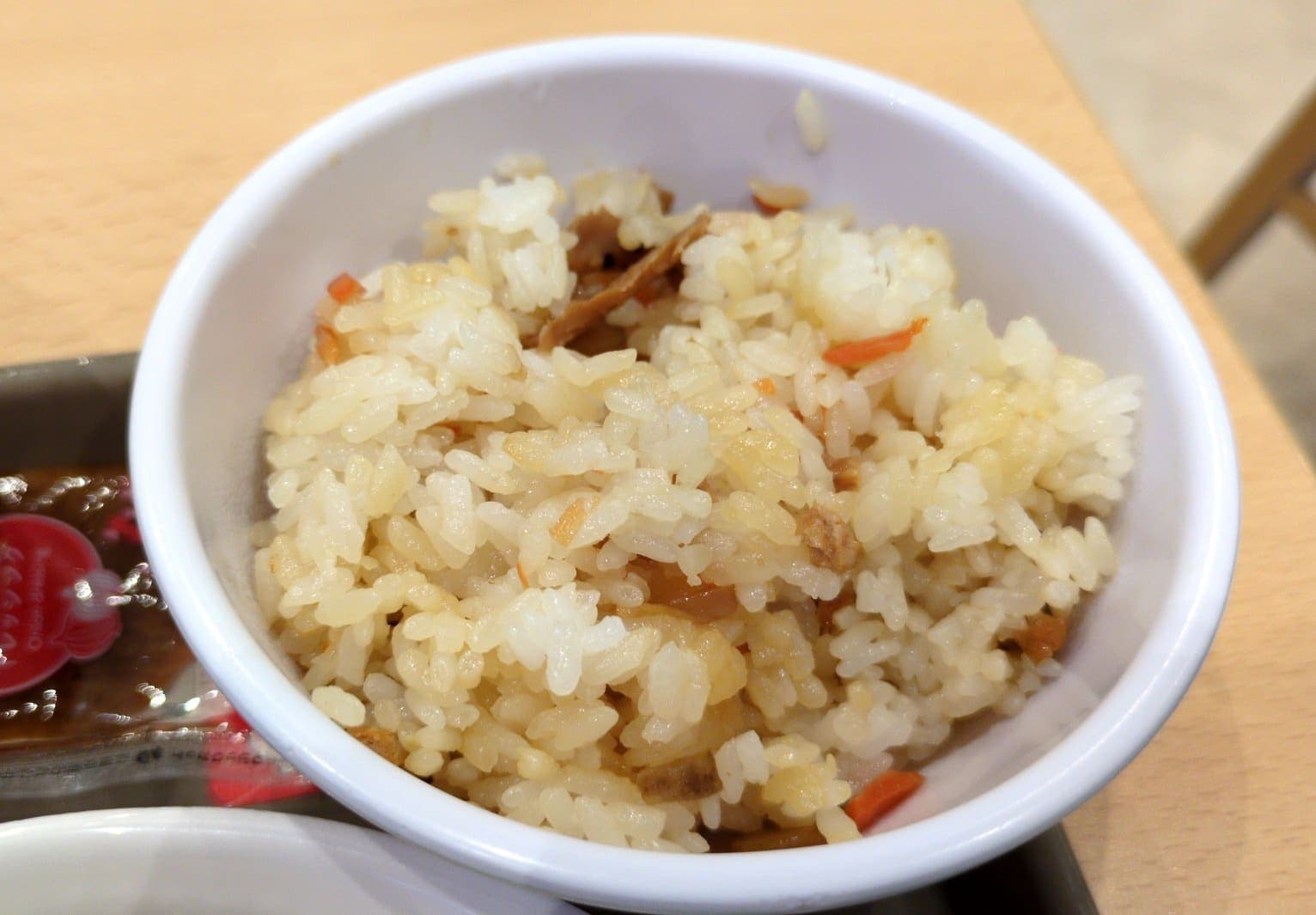 スガキヤ　ラーメン＋五目ごはん・サラダセット　五目食べる１