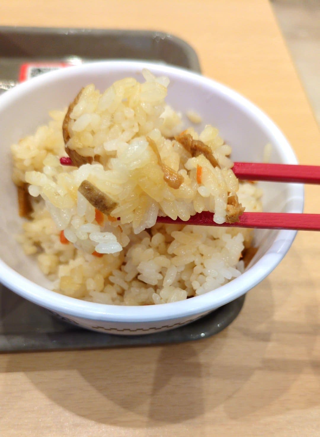 スガキヤ　ラーメン＋五目ごはん・サラダセット　五目食べる２