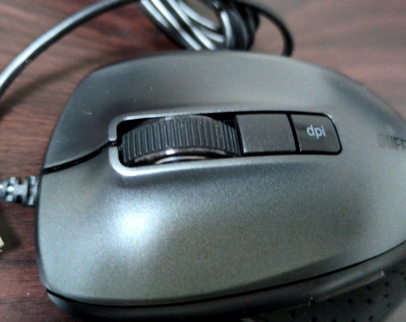 BUFFALOの有線マウス「BSMBU308」　静音モデル