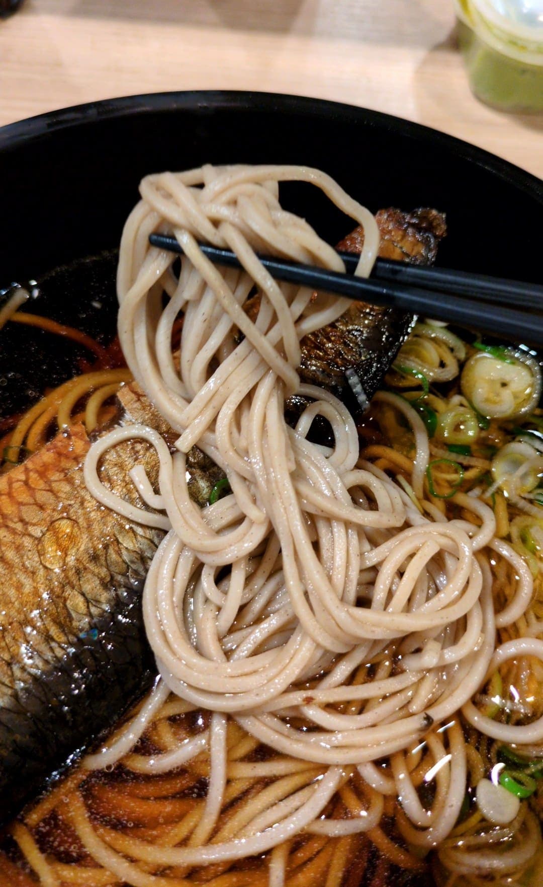かき揚げ蕎麦 吉利庵　にしんそば　食べる１
