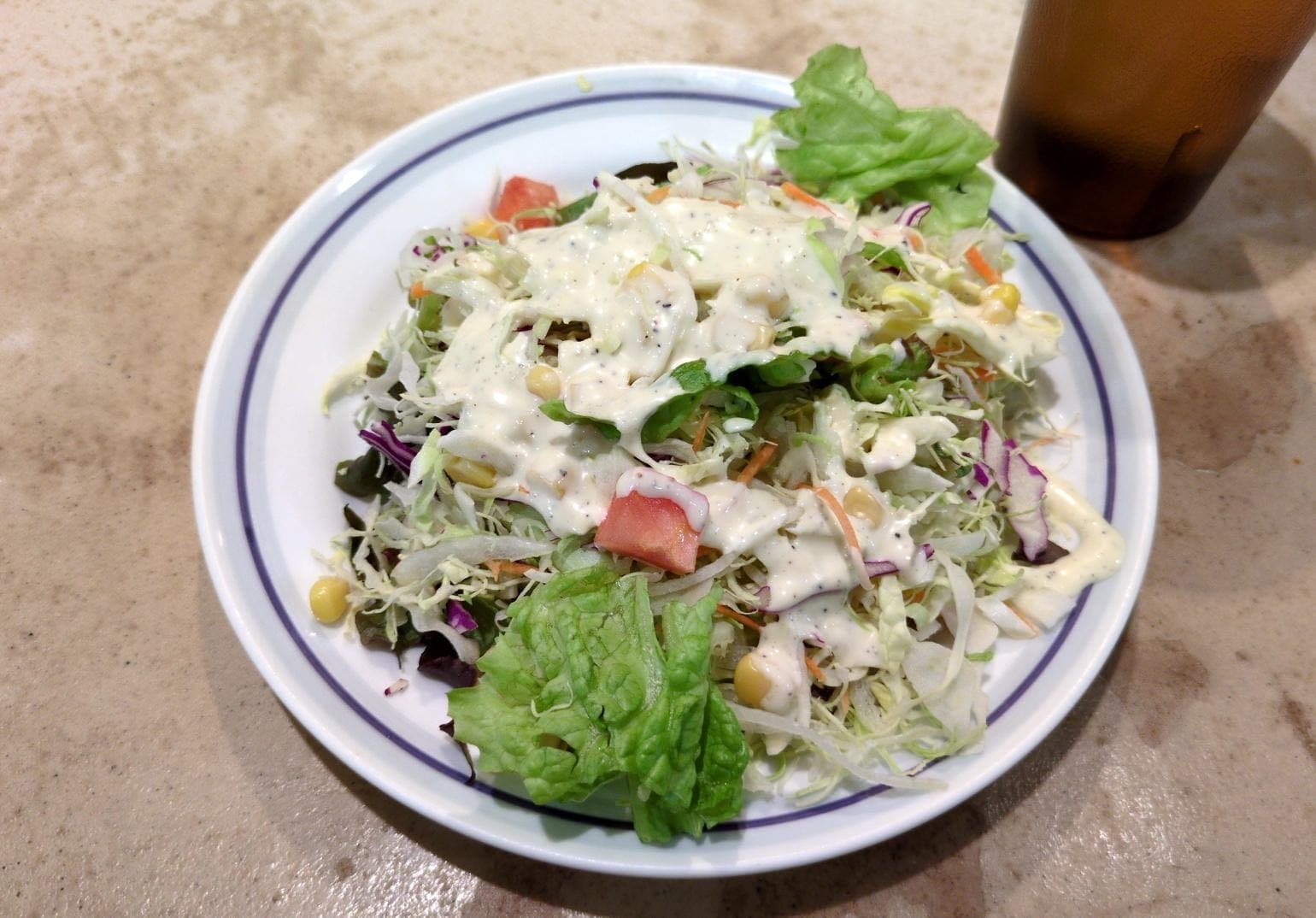 関谷スパゲティ　サラダ付き