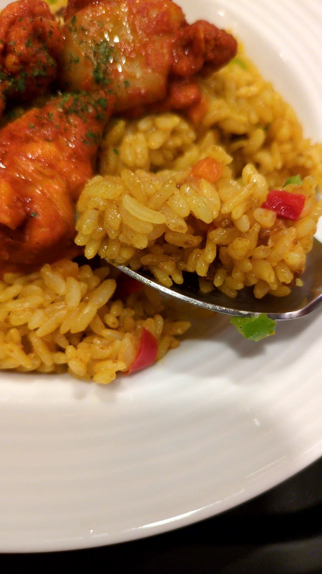 カフェ・ベローチェ ドライカレーセット 食べる1