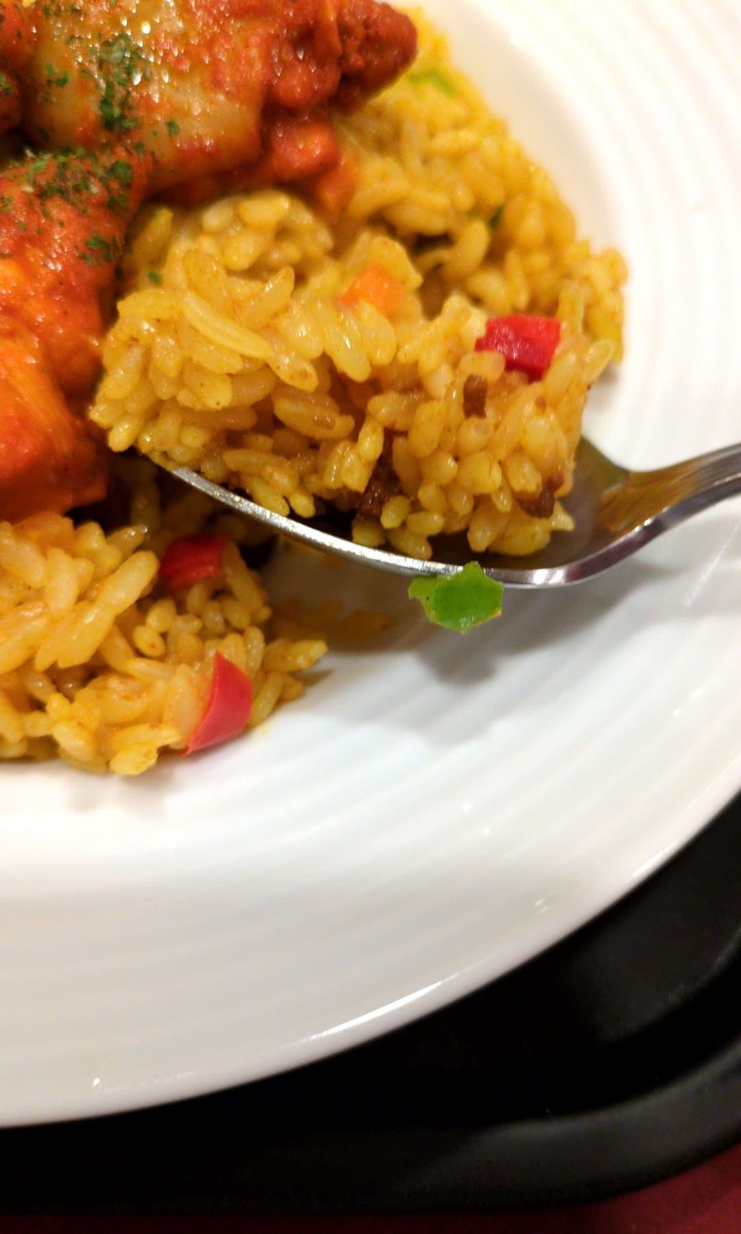 カフェ・ベローチェ ドライカレーセット 食べる2