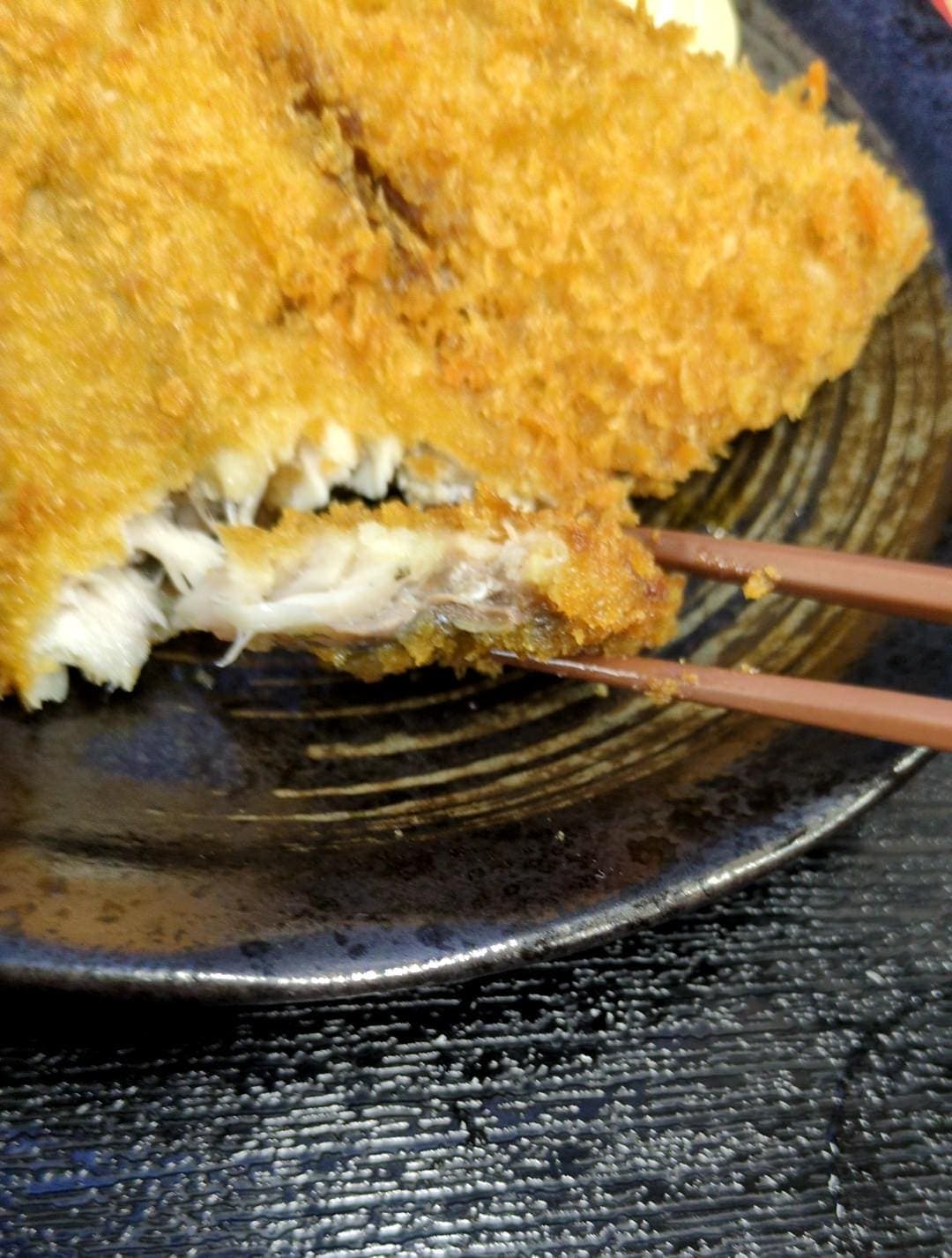 道の駅 ちくら潮風王国 せん政水産 てっぱつあじのフライとなめろう定食 食べる2