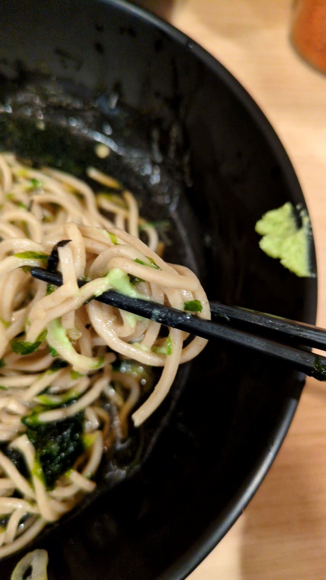 かき揚げ蕎麦 吉利庵 品川そば 食べる4