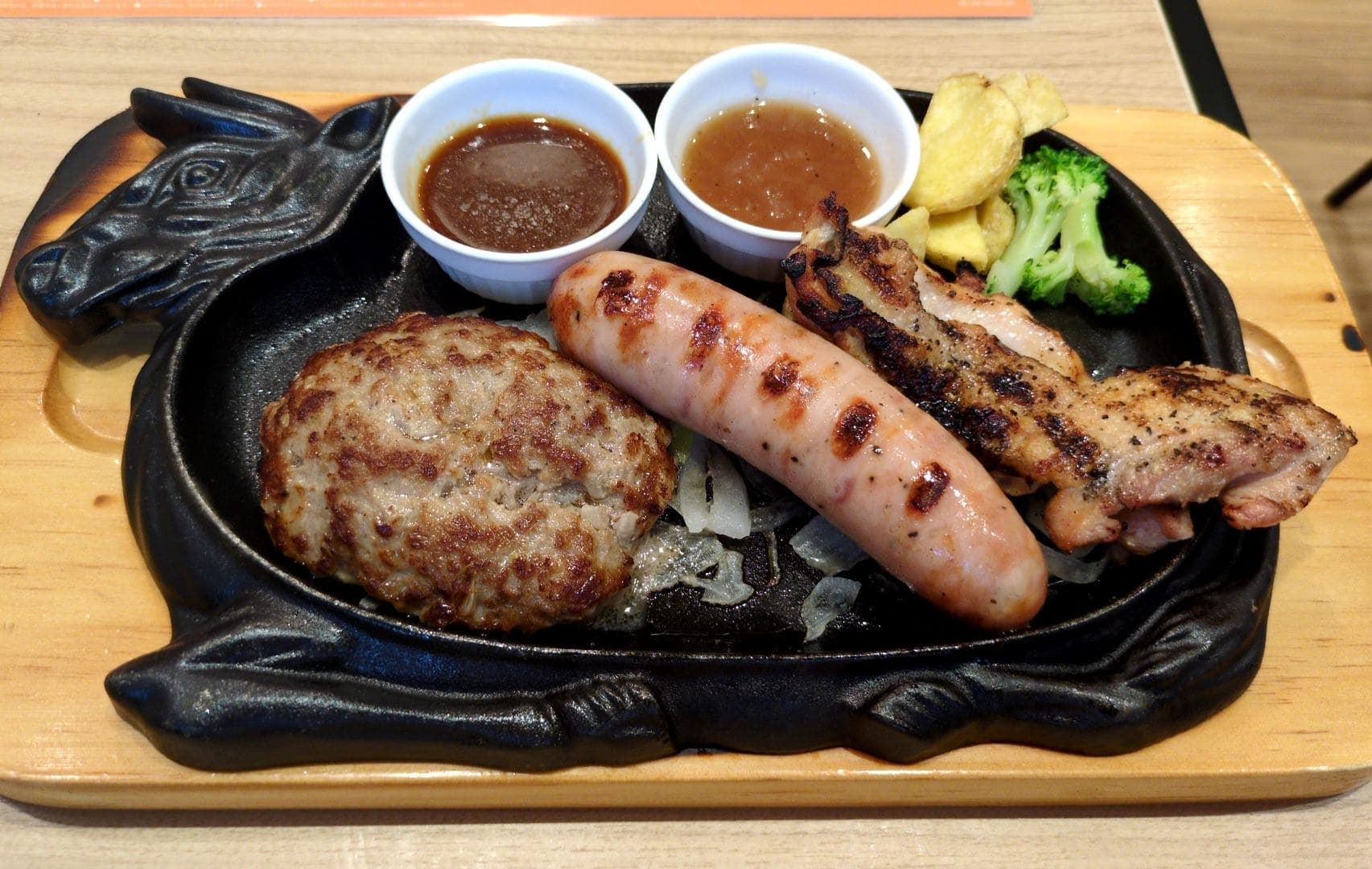 ビッグボーイ　平日ランチメニュー　ミックスグリル　注文