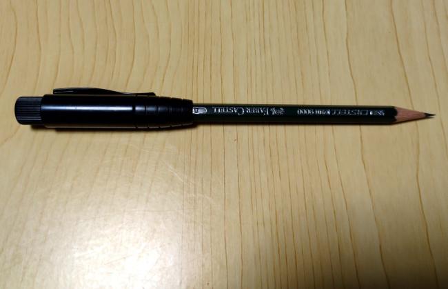 ファーバーカステル9000番鉛筆 パーフェクトペンシル用スペアペンシル3本入り　装着