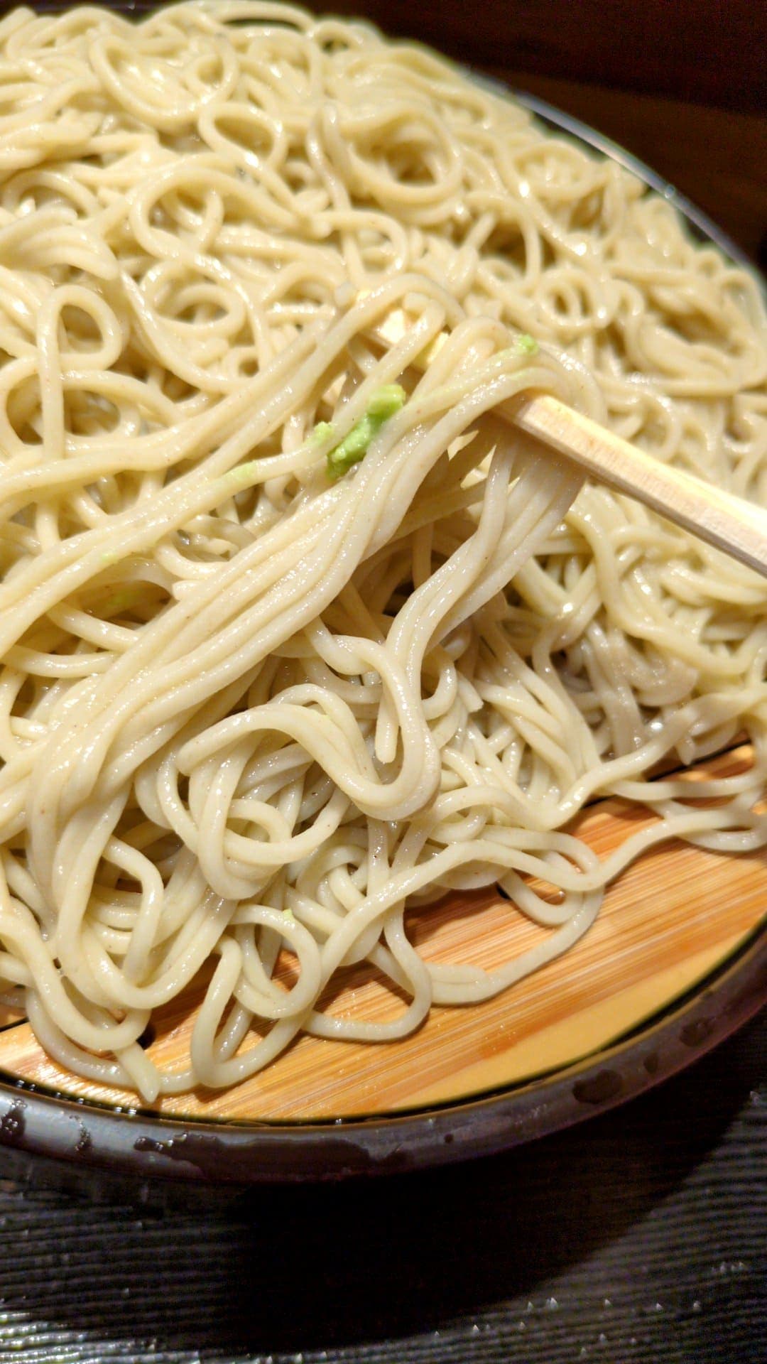 北品川 砂場 鴨せいろ　食べる４