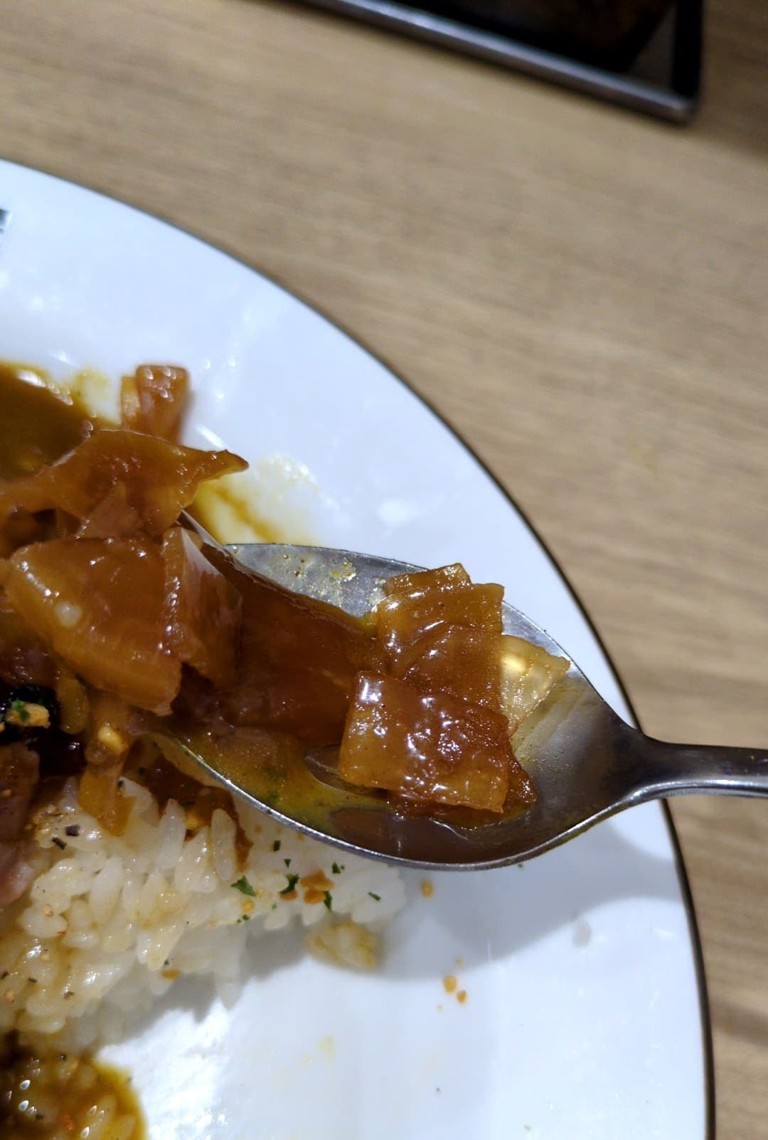 CoCo壱 ホロ肉ドカンと豪快カレー 福神漬け