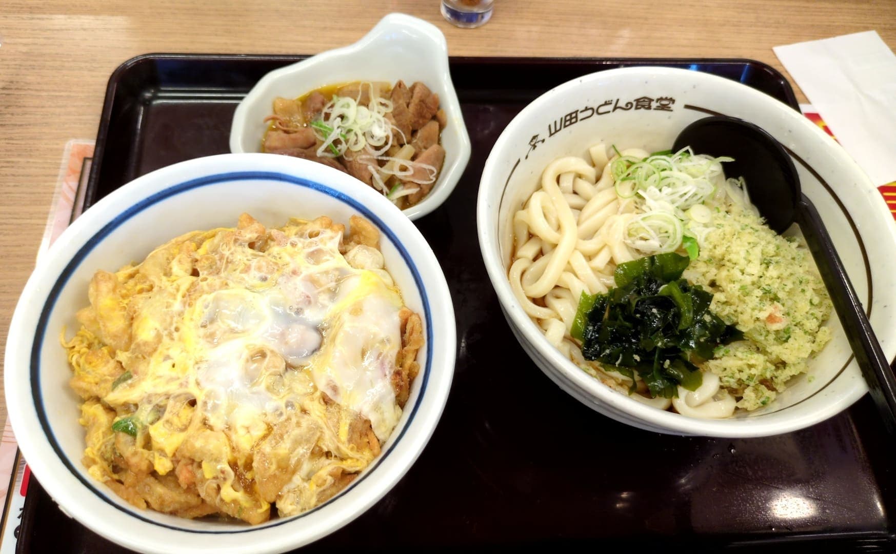 山田うどん食堂　超得山田セット　注文後