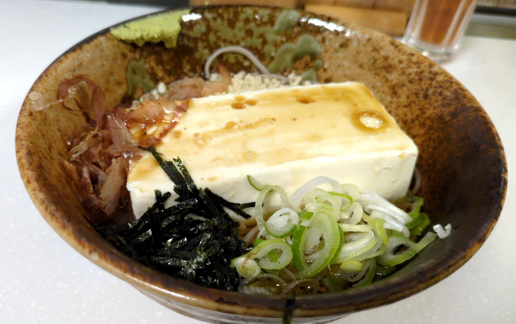 えきめんや 豆腐一丁そば 食べる1