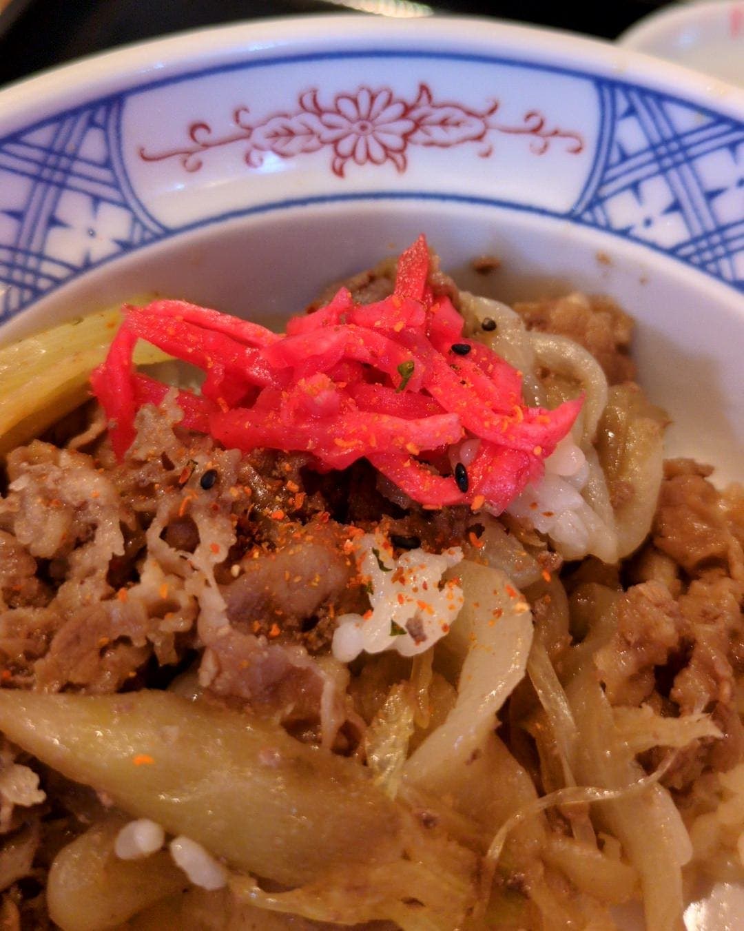 さぬきうどん天霧　牛丼セット　食べる２
