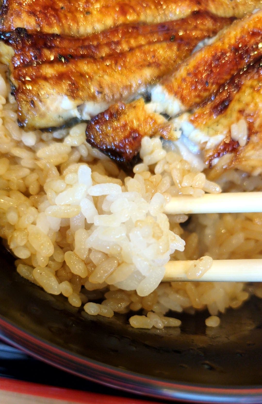 鰻鰻亭 うな丼竹 食べる3