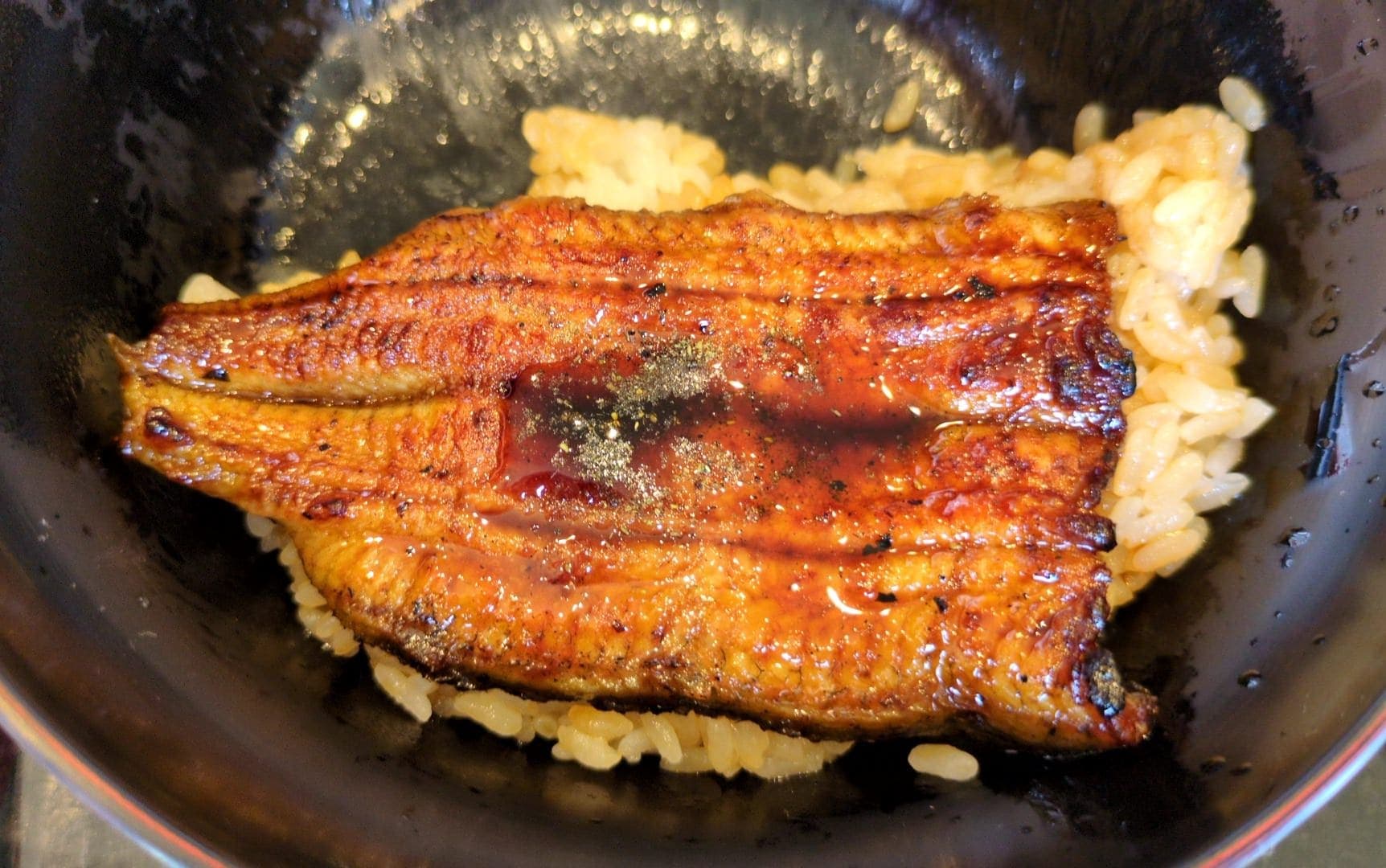 鰻鰻亭 うな丼竹 食べる5