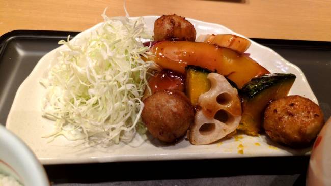 若鯱家　ちゅるうまランチメニュー　おかず