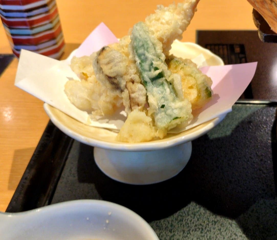 木曽路　松茸御膳 天ぷら