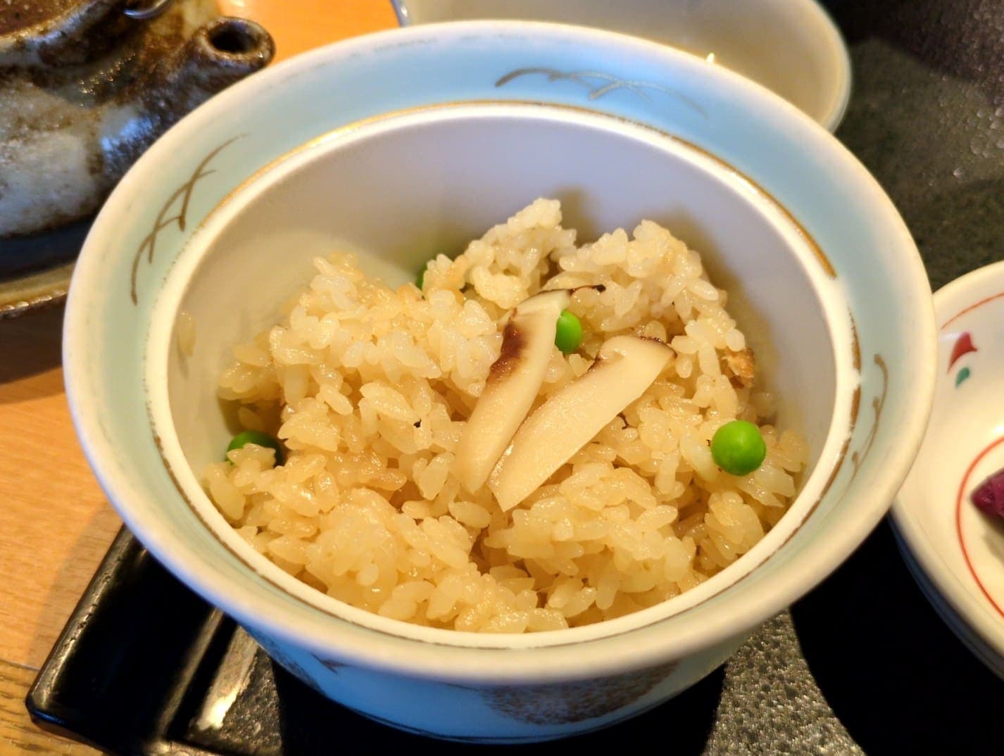 木曽路　松茸御膳　ご飯