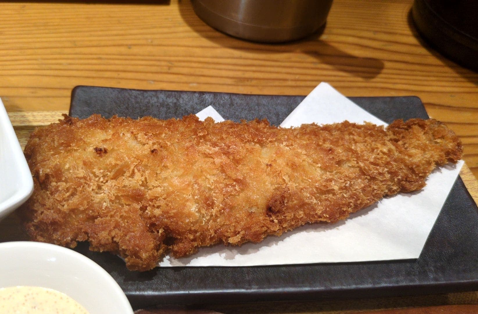 博多もつ鍋やまや　めんたいタルタルたらカツ定食　たらカツ